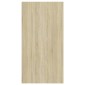 vidaXL Έπιπλο Τηλεόρασης Κρεμαστό Sonoma Δρυς 37x37x72 εκ. Μοριοσανίδα