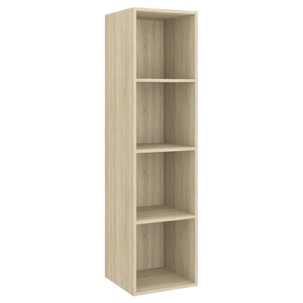 vidaXL Έπιπλο Τηλεόρασης Κρεμαστό Δρυς 37x37x142,5 εκ. από Επεξ. Ξύλο
