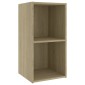 vidaXL Έπιπλο Τηλεόρασης Sonoma Δρυς 72x35x36,5 εκ. από Μοριοσανίδα