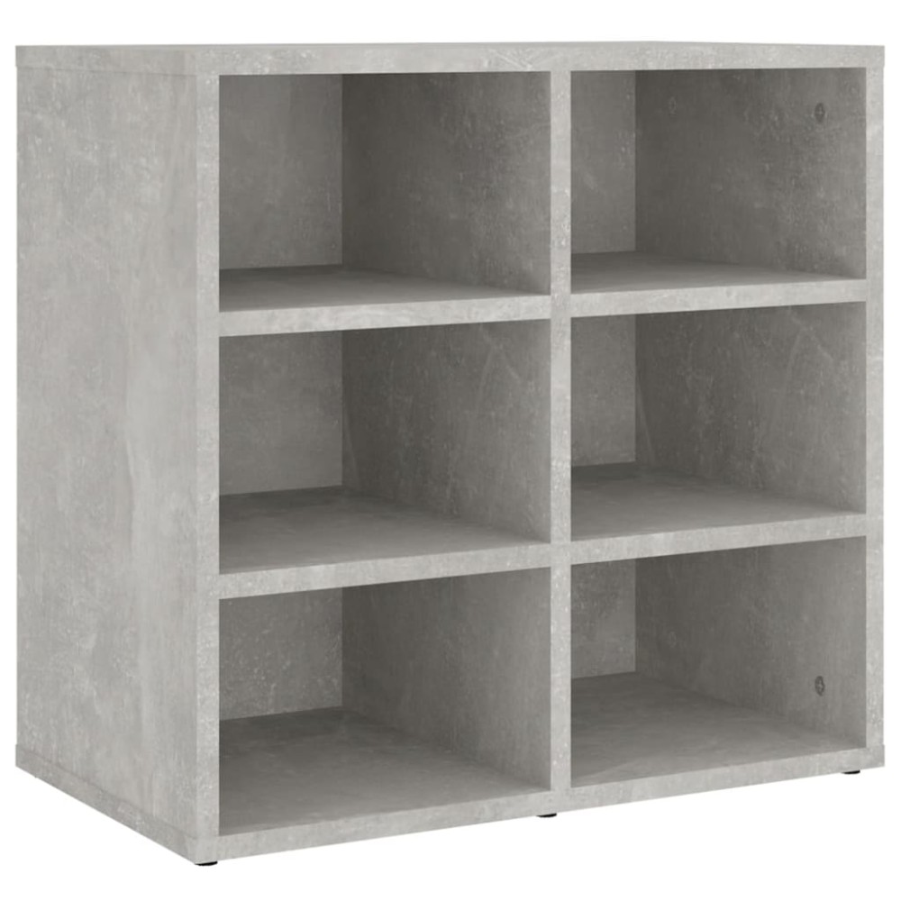 vidaXL Παπουτσοθήκη Γκρι σκυροδέματος 52,5 x 30 x 50 εκ.