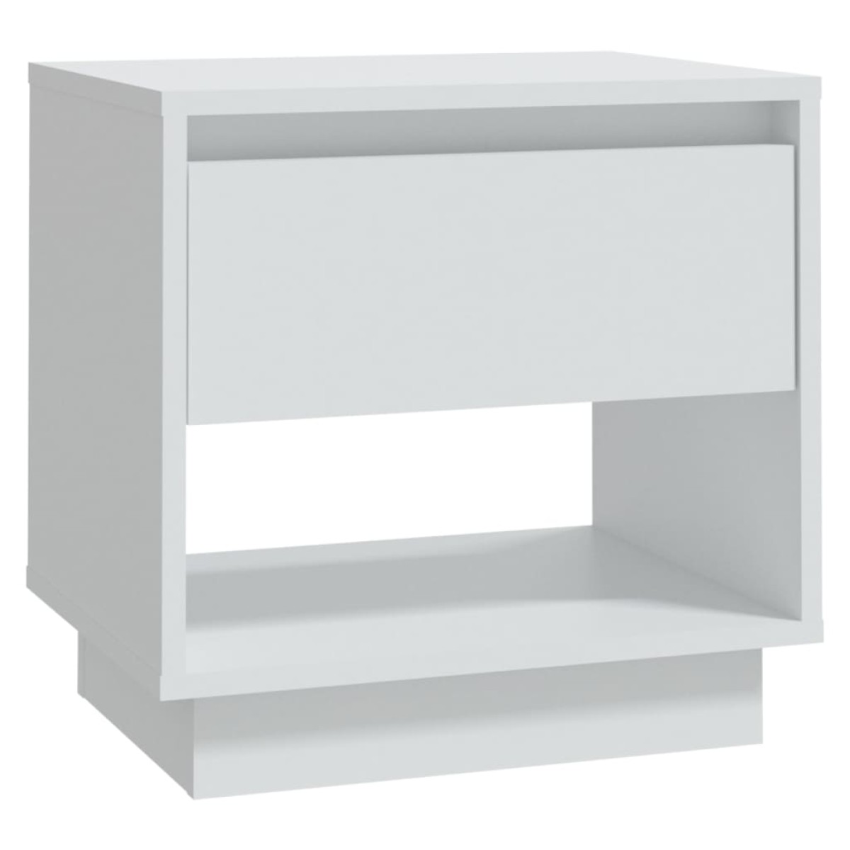 vidaXL Κομοδίνα 2 τεμ. Λευκά 45 x 34 x 44 εκ. από Μοριοσανίδα