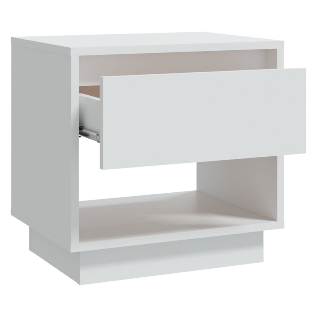 vidaXL Κομοδίνα 2 τεμ. Λευκά 45 x 34 x 44 εκ. από Μοριοσανίδα