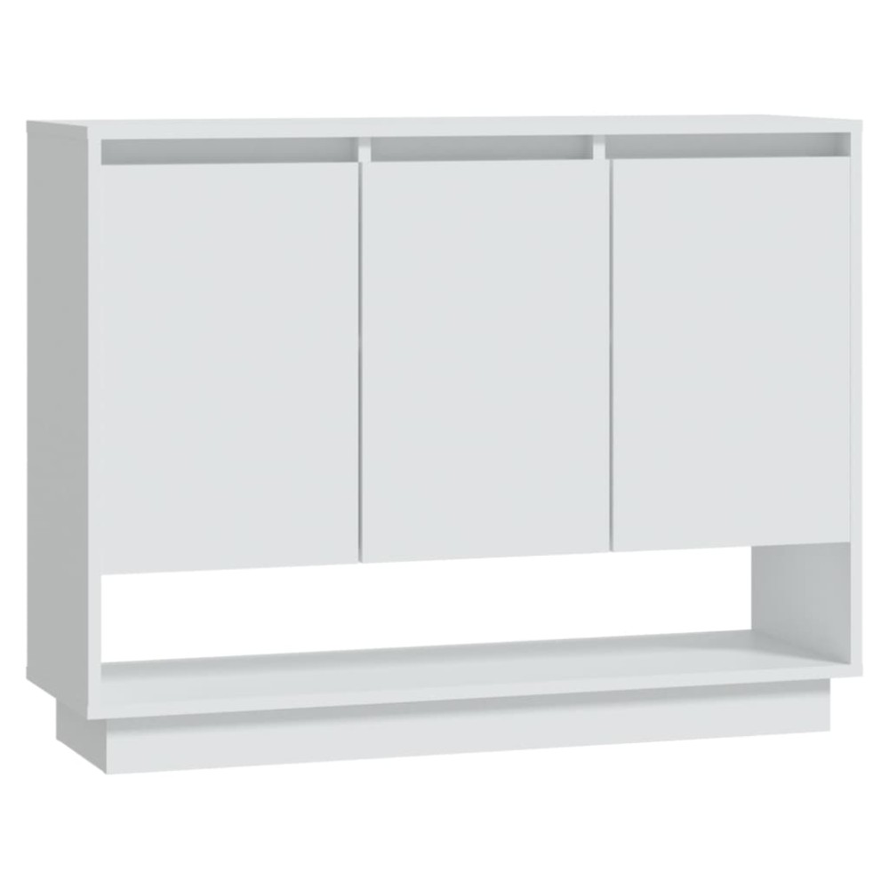 vidaXL Συρταριέρα Λευκή 97x31x75 εκ. από Επεξεργασμένο Ξύλο