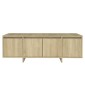 vidaXL Έπιπλο Τηλεόρασης Sonoma Δρυς 120x30x40,5 εκ. από Μοριοσανίδα