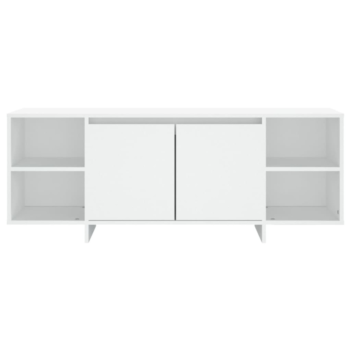 vidaXL Έπιπλο Τηλεόρασης Λευκό 130 x 35 x 50 εκ. από Μοριοσανίδα