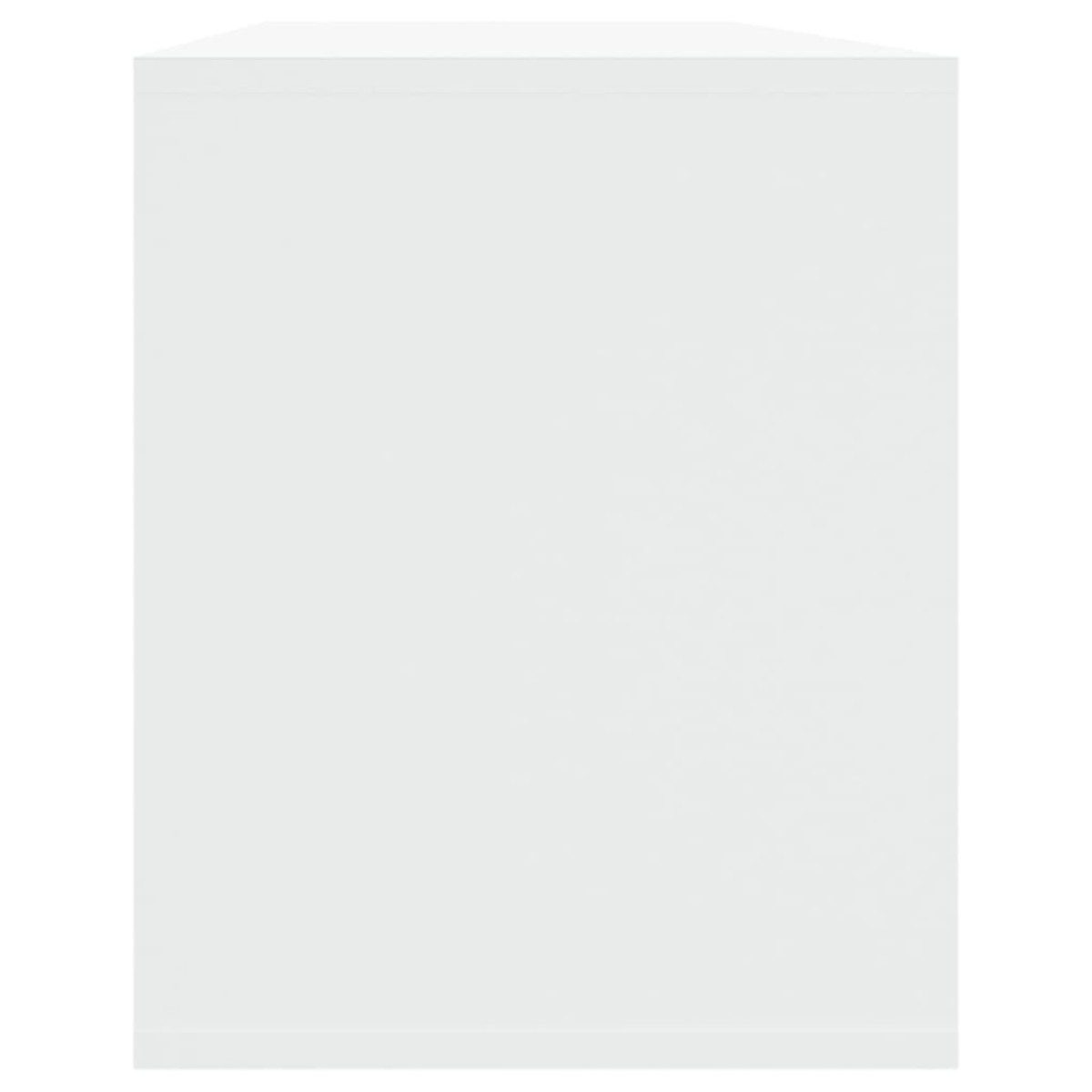 vidaXL Έπιπλο Τηλεόρασης Λευκό 130 x 35 x 50 εκ. από Μοριοσανίδα