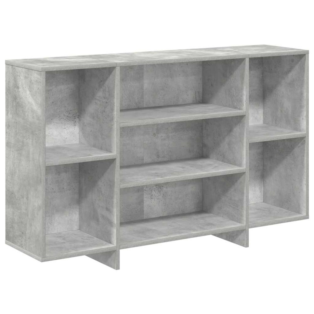 vidaXL Ντουλάπι Γκρι Σκυροδέματος 120x30x75 εκ. Επεξεργασμένο Ξύλο