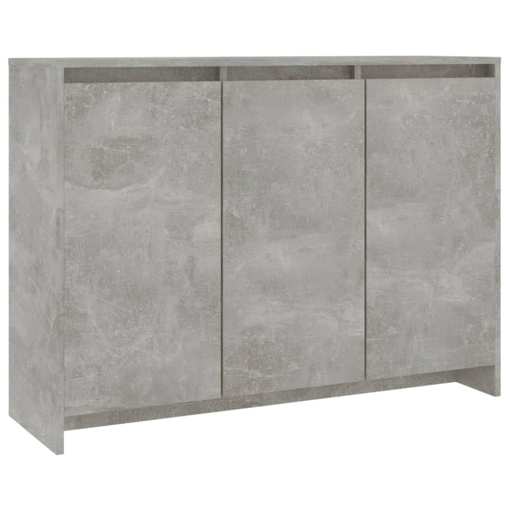 vidaXL Ντουλάπι Γκρι Σκυροδέματος 102x33x75 εκ. Επεξεργασμένο Ξύλο