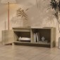 vidaXL Έπιπλο Τηλεόρασης Sonoma Δρυς 90 x 35 x 40 εκ. από Μοριοσανίδα