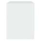 vidaXL Κομοδίνα 2 τεμ. Λευκά 45 x 34,5 x 44,5 εκ. από Μοριοσανίδα