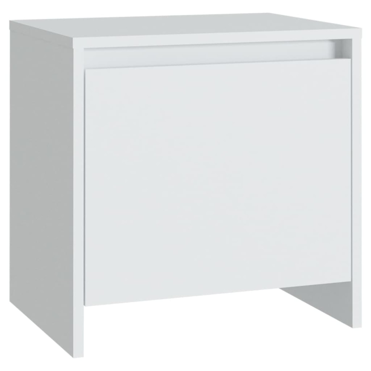 vidaXL Κομοδίνα 2 τεμ. Λευκά 45 x 34 x 44,5 εκ. από Μοριοσανίδα