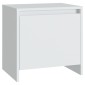 vidaXL Κομοδίνα 2 τεμ. Λευκά 45 x 34 x 44,5 εκ. από Μοριοσανίδα