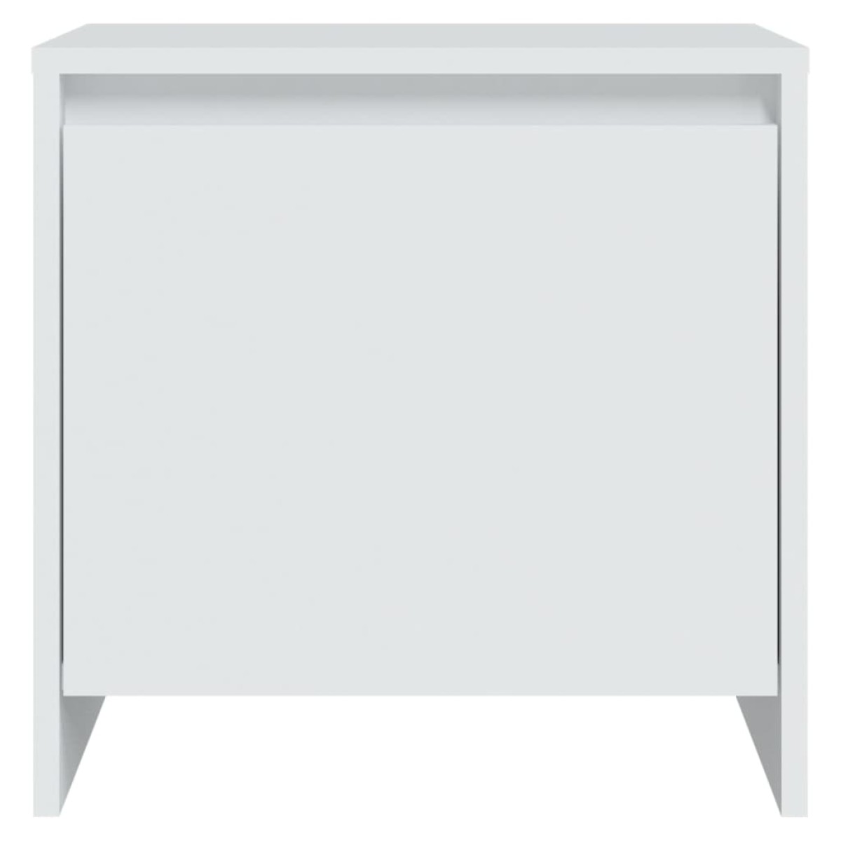 vidaXL Κομοδίνα 2 τεμ. Λευκά 45 x 34 x 44,5 εκ. από Μοριοσανίδα
