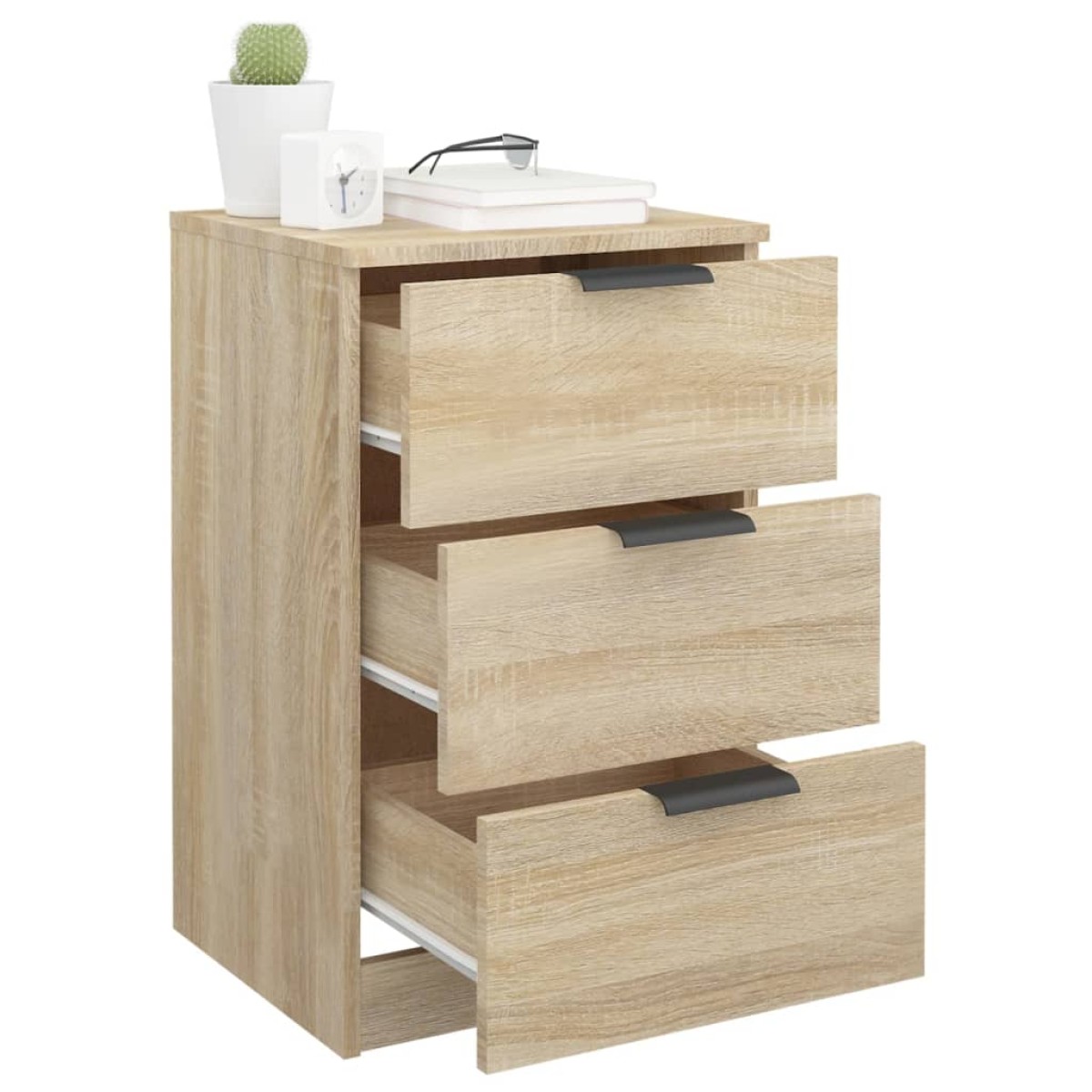 vidaXL Κομοδίνο Sonoma Δρυς 40 x 36 x 65 εκ.