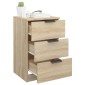 vidaXL Κομοδίνο Sonoma Δρυς 40 x 36 x 65 εκ.