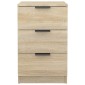 vidaXL Κομοδίνο Sonoma Δρυς 40 x 36 x 65 εκ.