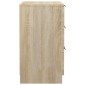 vidaXL Κομοδίνο Sonoma Δρυς 40 x 36 x 65 εκ.