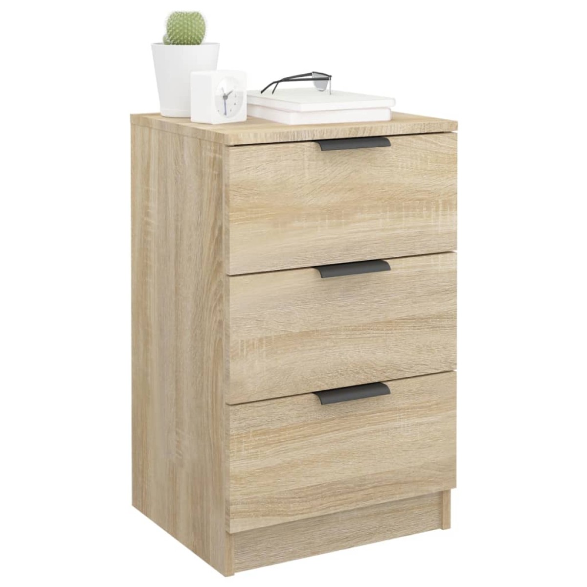 vidaXL Κομοδίνα 2 τεμ. Sonoma Δρυς 40 x 36 x 65 εκ.