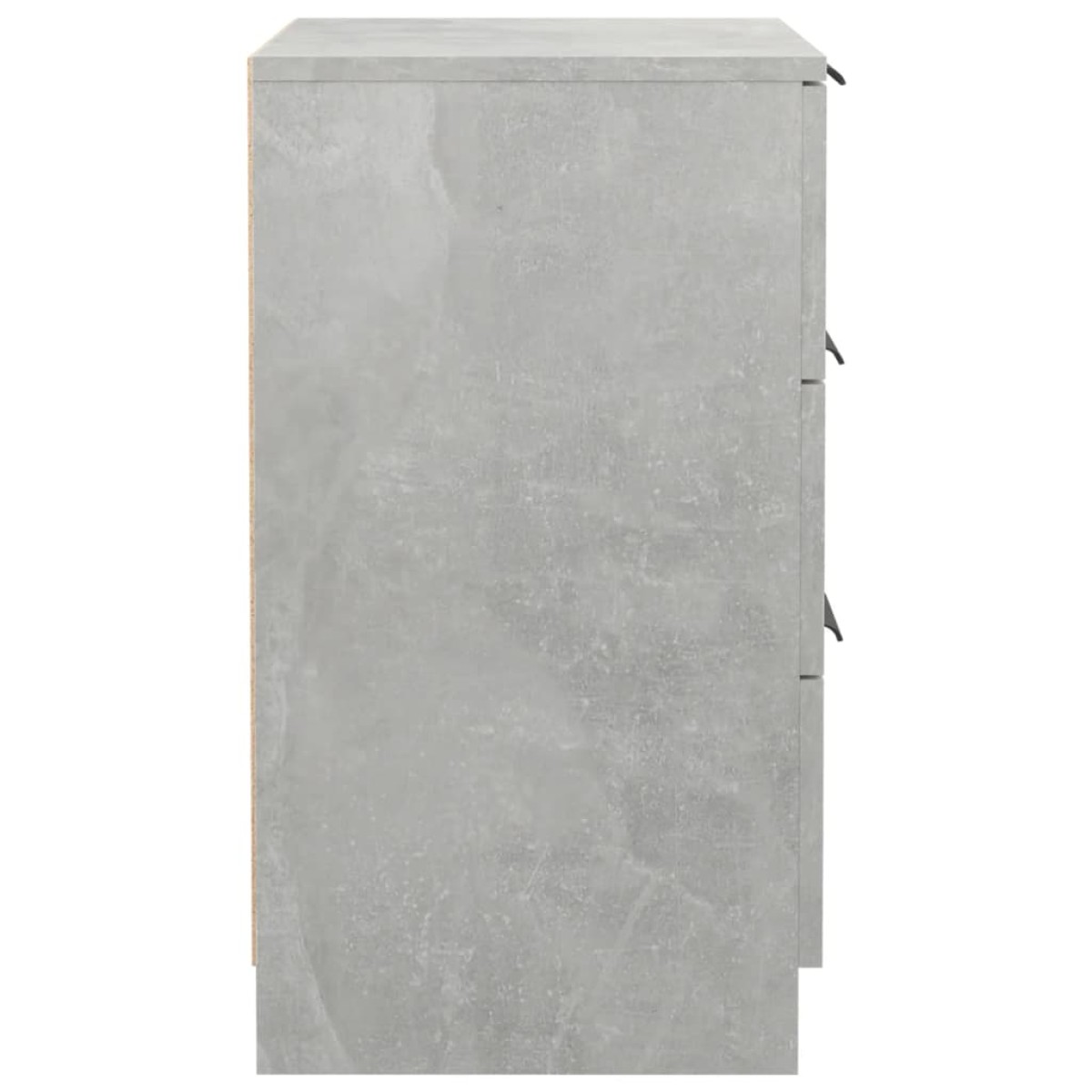 vidaXL Κομοδίνα Γκρι Σκυροδέματος 40x36x65 εκ.