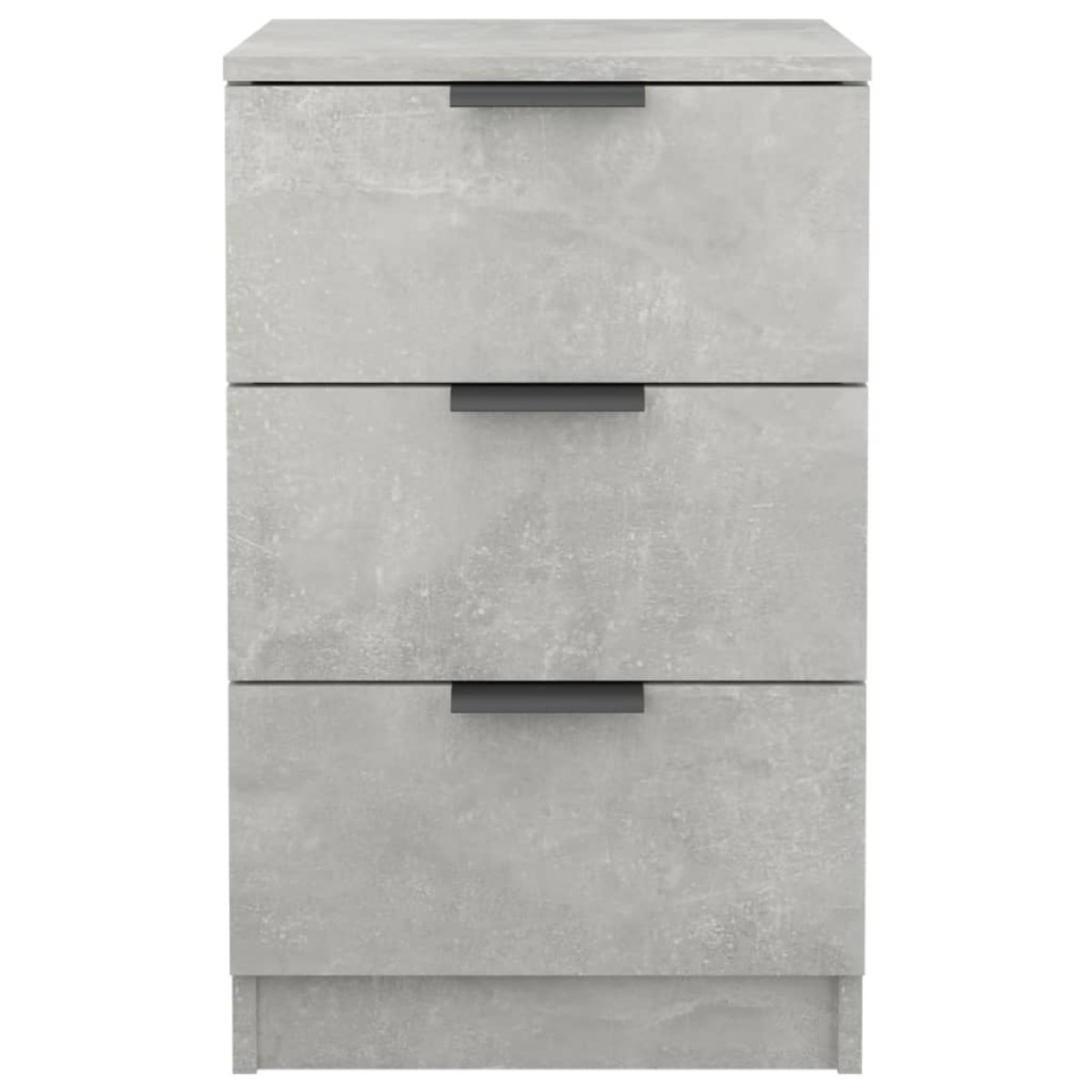 vidaXL Κομοδίνα 2 τεμ. Γκρι Σκυροδέματος 40x36x65 εκ.