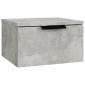 vidaXL Κομοδίνο Επιτοίχιο Γκρι Σκυροδέματος 34x30x20 εκ.