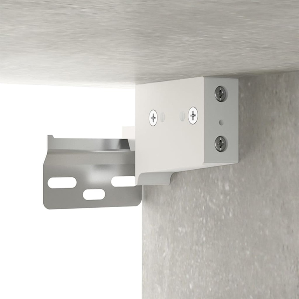 vidaXL Κομοδίνο Επιτοίχιο Γκρι Σκυροδέματος 34x30x20 εκ.