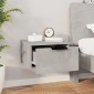 vidaXL Κομοδίνο Επιτοίχιο Γκρι Σκυροδέματος 34x30x20 εκ.