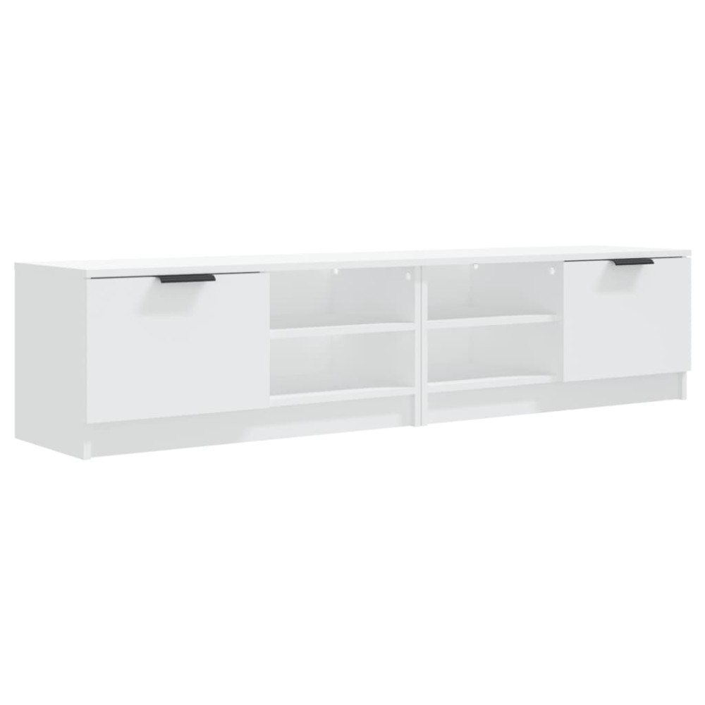 vidaXL Έπιπλα Τηλεόρασης 2 τεμ. Λευκό 80 x 35 x 36,5 εκ. Επεξεργ. Ξύλο