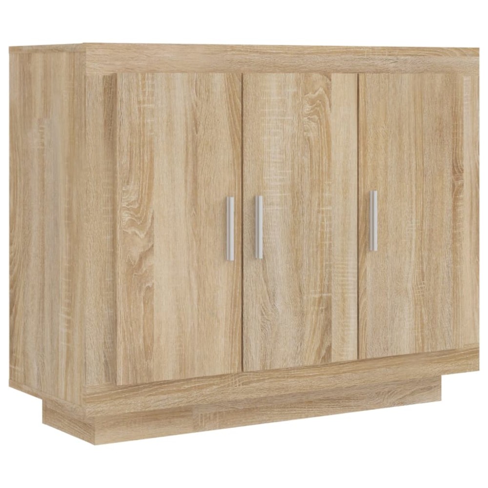 vidaXL Συρταριέρα Sonoma Δρυς 92x35x75 εκ. Επεξεργασμένο Ξύλο