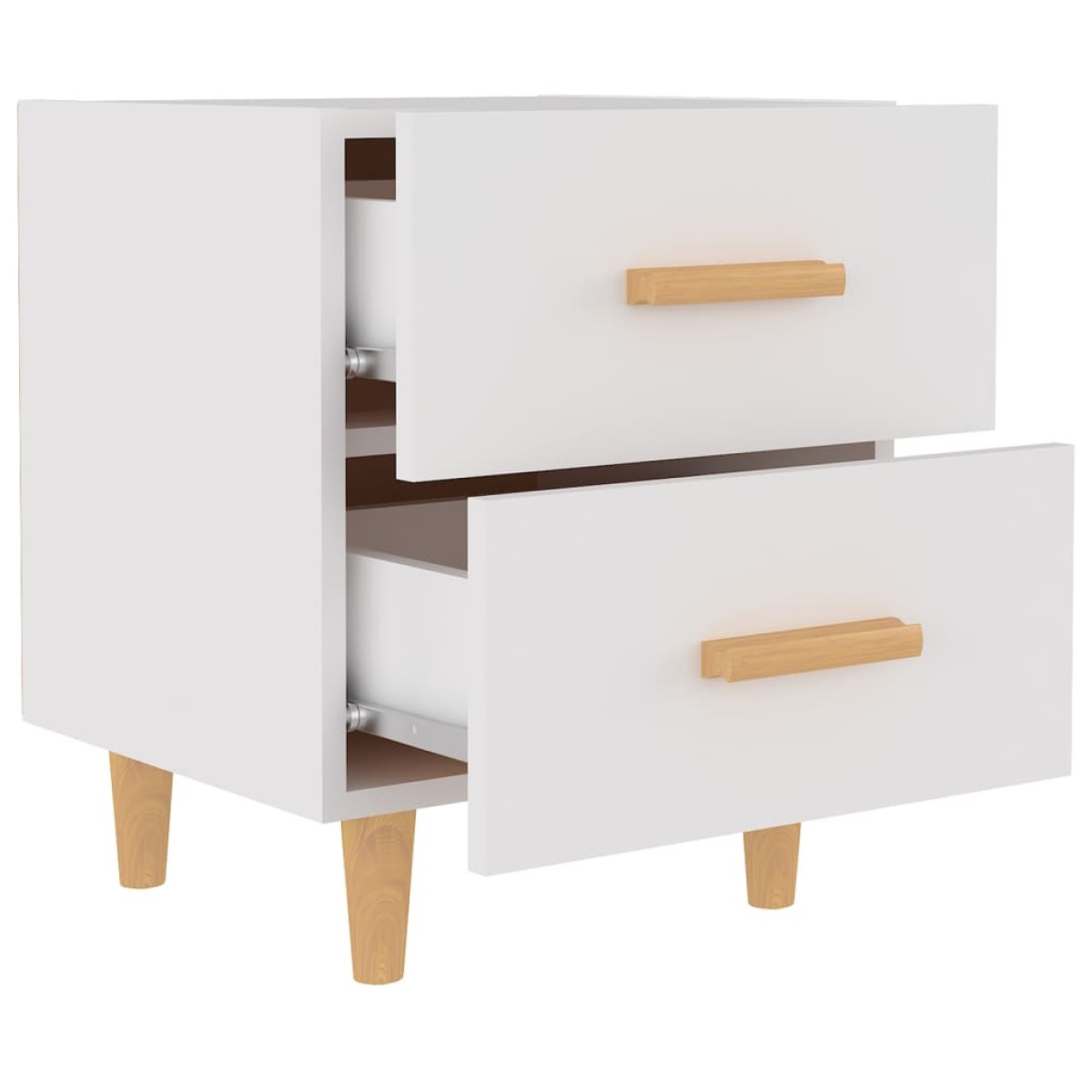 vidaXL Κομοδίνο Λευκό 40 x 35 x 47,5 εκ.