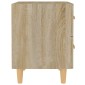 vidaXL Κομοδίνο Sonoma Δρυς 40 x 35 x 47,5 εκ.