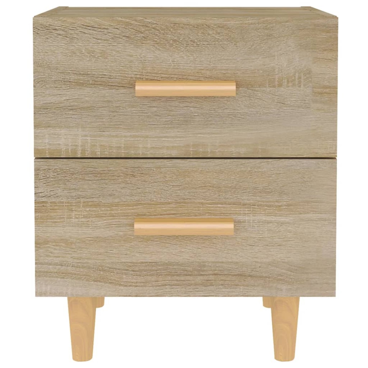 vidaXL Κομοδίνα 2 τεμ. Sonoma Δρυς 40 x 35 x 47,5 εκ.
