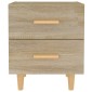 vidaXL Κομοδίνα 2 τεμ. Sonoma Δρυς 40 x 35 x 47,5 εκ.
