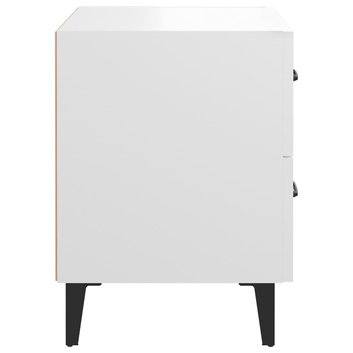 vidaXL Κομοδίνο Λευκό 40 x 35 x 47,5 εκ.