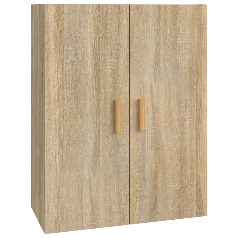 vidaXL Κρεμαστό Ντουλάπι Τοίχου Sonoma Δρυς 69,5x34x90 εκ Επεξ. Ξύλο