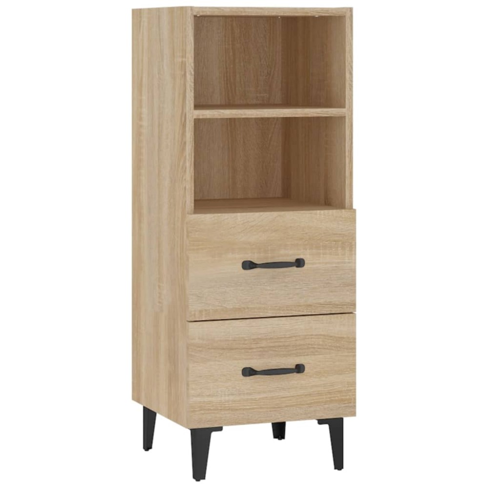vidaXL Ντουλάπι Sonoma Δρυς 34,5x34x90 εκ. από Επεξεργασμένο Ξύλο