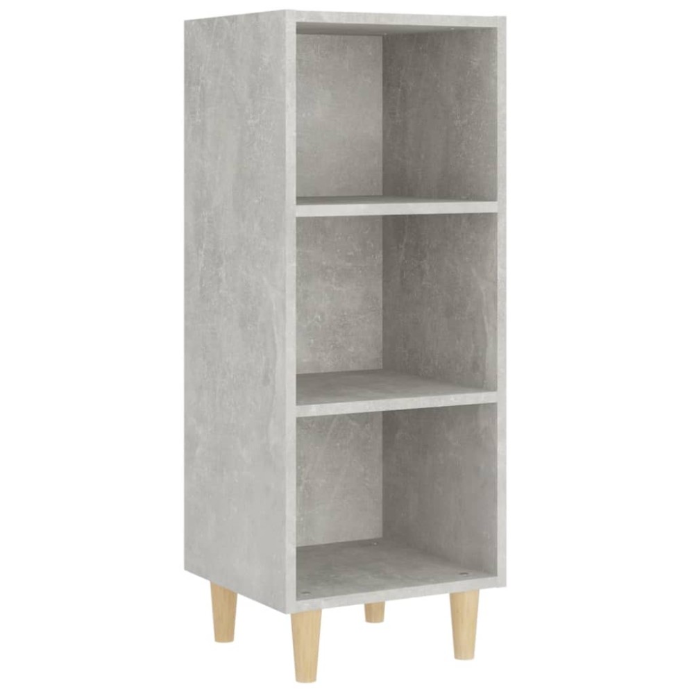 vidaXL Ντουλάπι Γκρι Σκυροδέματος 34,5x32,5x90 εκ. Επεξεργασμένο Ξύλο