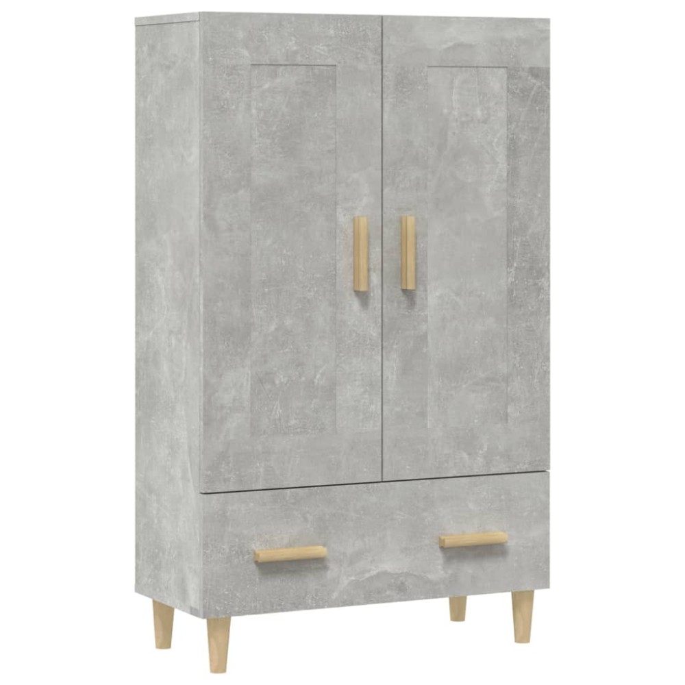 vidaXL Ντουλάπι Γκρι Σκυροδέματος 70x31x115 εκ. από Επεξεργασμένο Ξύλο