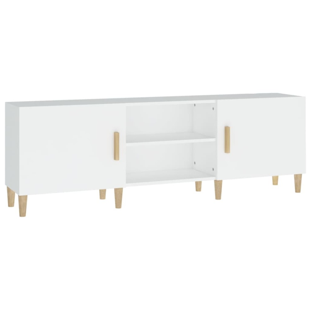vidaXL Έπιπλο Τηλεόρασης Λευκό 150 x 30 x 50 εκ. Επεξεργασμένο Ξύλο