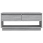 vidaXL Έπιπλο Τηλεόρασης Γκρι Sonoma 102 x 41 x 44 εκ. από Μοριοσανίδα