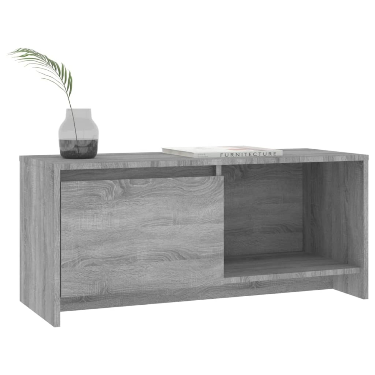 vidaXL Έπιπλο Τηλεόρασης Γκρι Sonoma 90 x 35 x 40 εκ. από Μοριοσανίδα