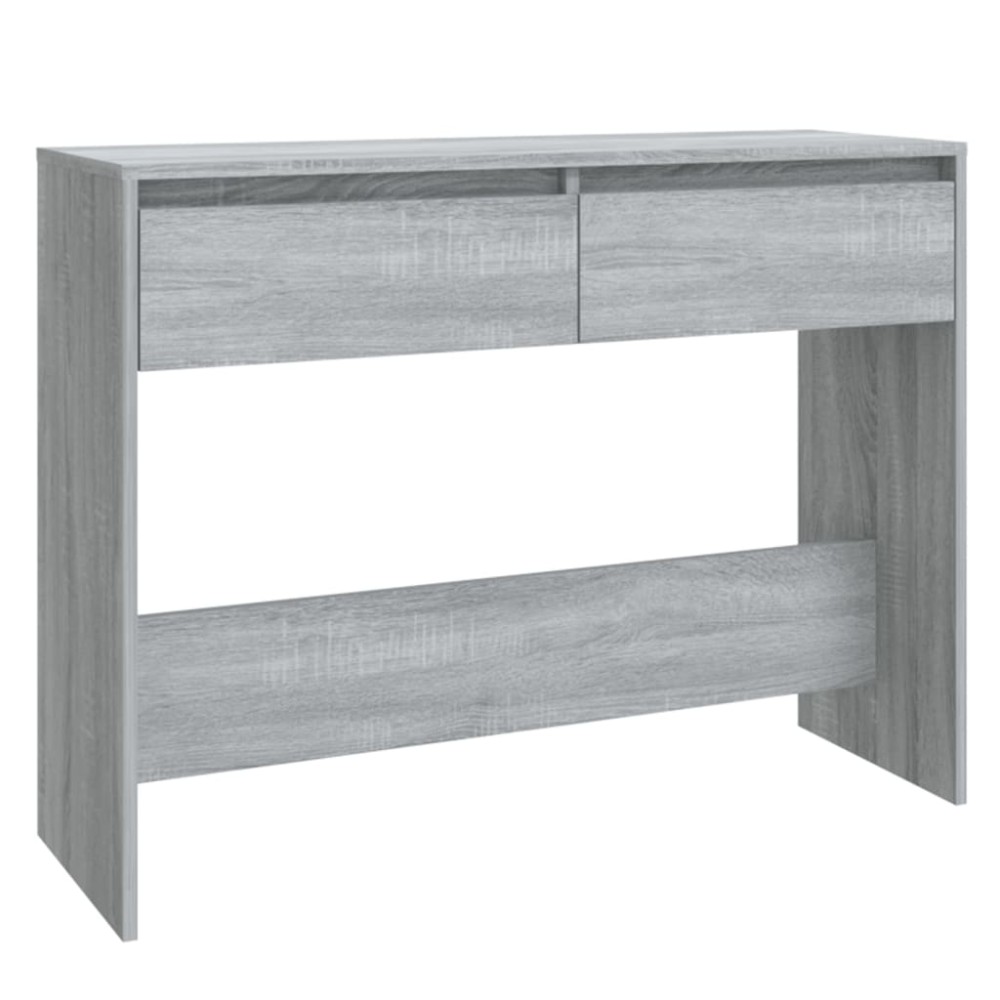 vidaXL Τραπέζι Κονσόλα Γκρι Sonoma 100x35x76,5 εκ. Επεξεργ. Ξύλο