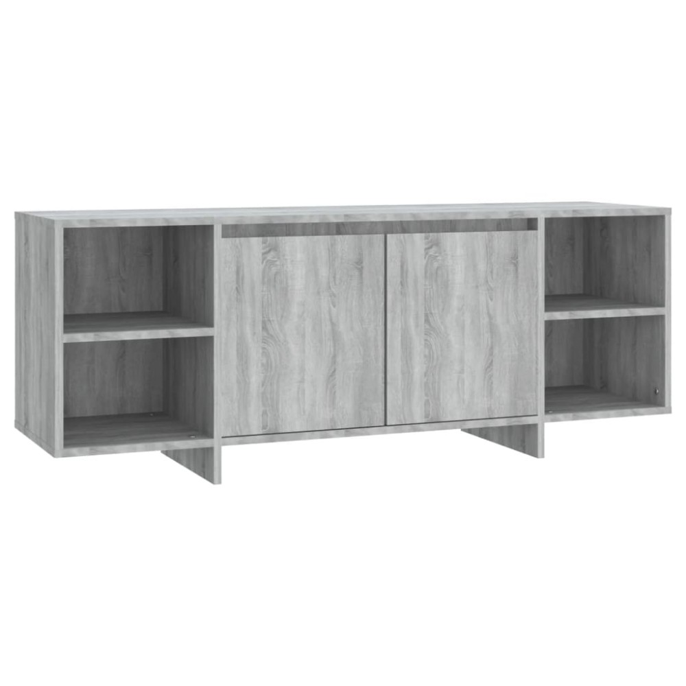 vidaXL Έπιπλο Τηλεόρασης Γκρι Sonoma 130x35x50 εκ. από Μοριοσανίδα