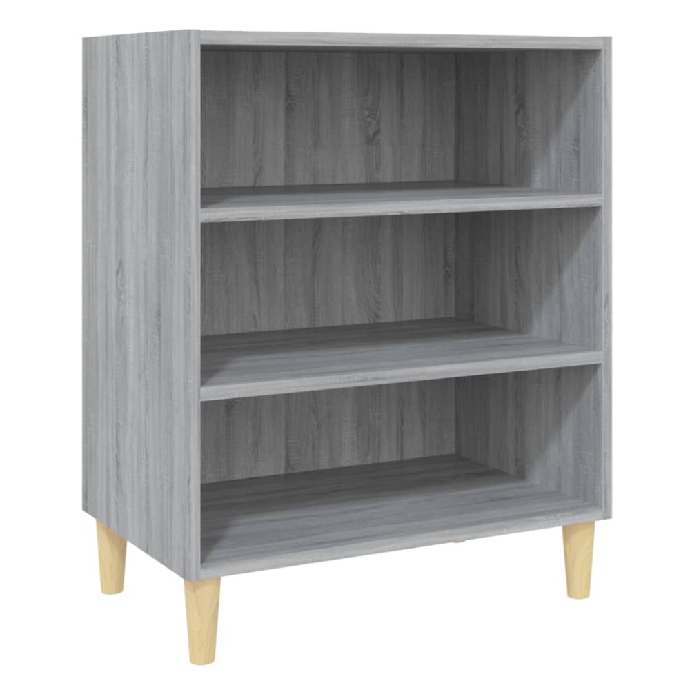 vidaXL Ραφιέρα Γκρι Sonoma 57 x 35 x 70 εκ. από Επεξεργασμένο Ξύλο