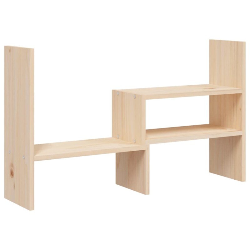 vidaXL Βάση Οθόνης (39-72) x 17 x 43 εκ. από Μασίφ Ξύλο Πεύκου