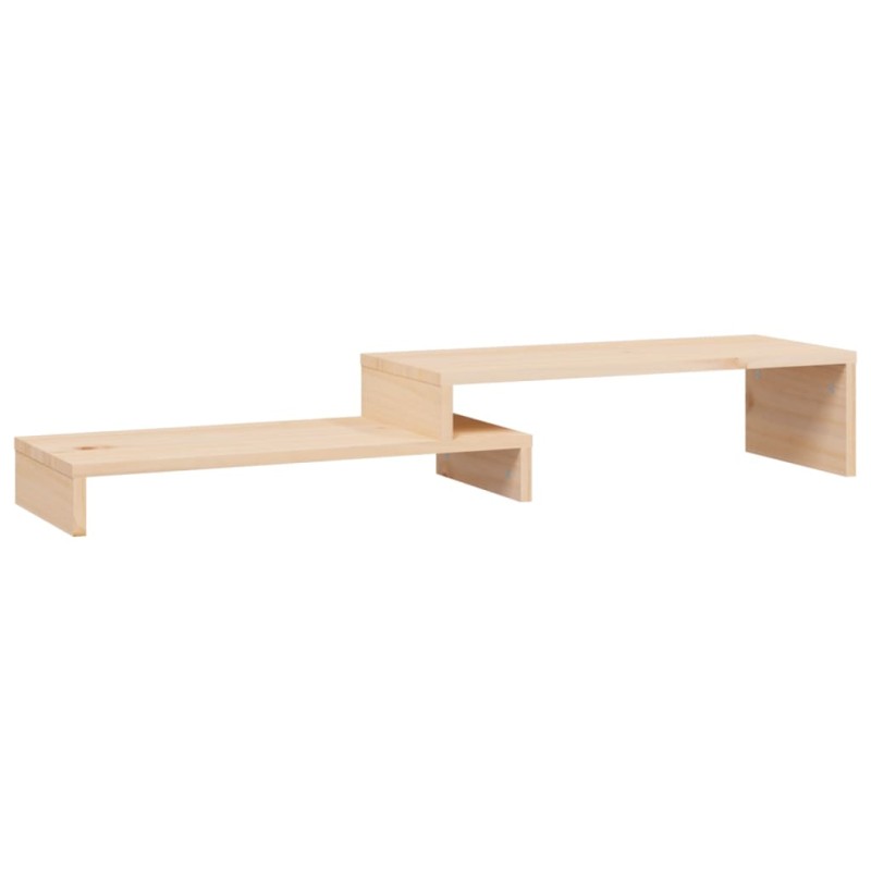 vidaXL Βάση Οθόνης (52-101) x 22 x 14 εκ. από Μασίφ Ξύλο Πεύκου