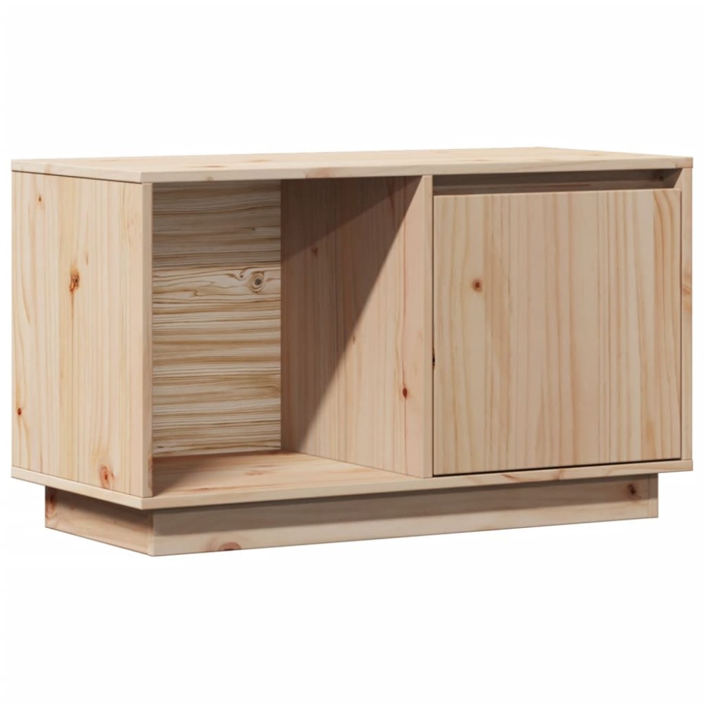 vidaXL Έπιπλο Τηλεόρασης 74 x 35 x 44 εκ. από Μασίφ Ξύλο Πεύκου