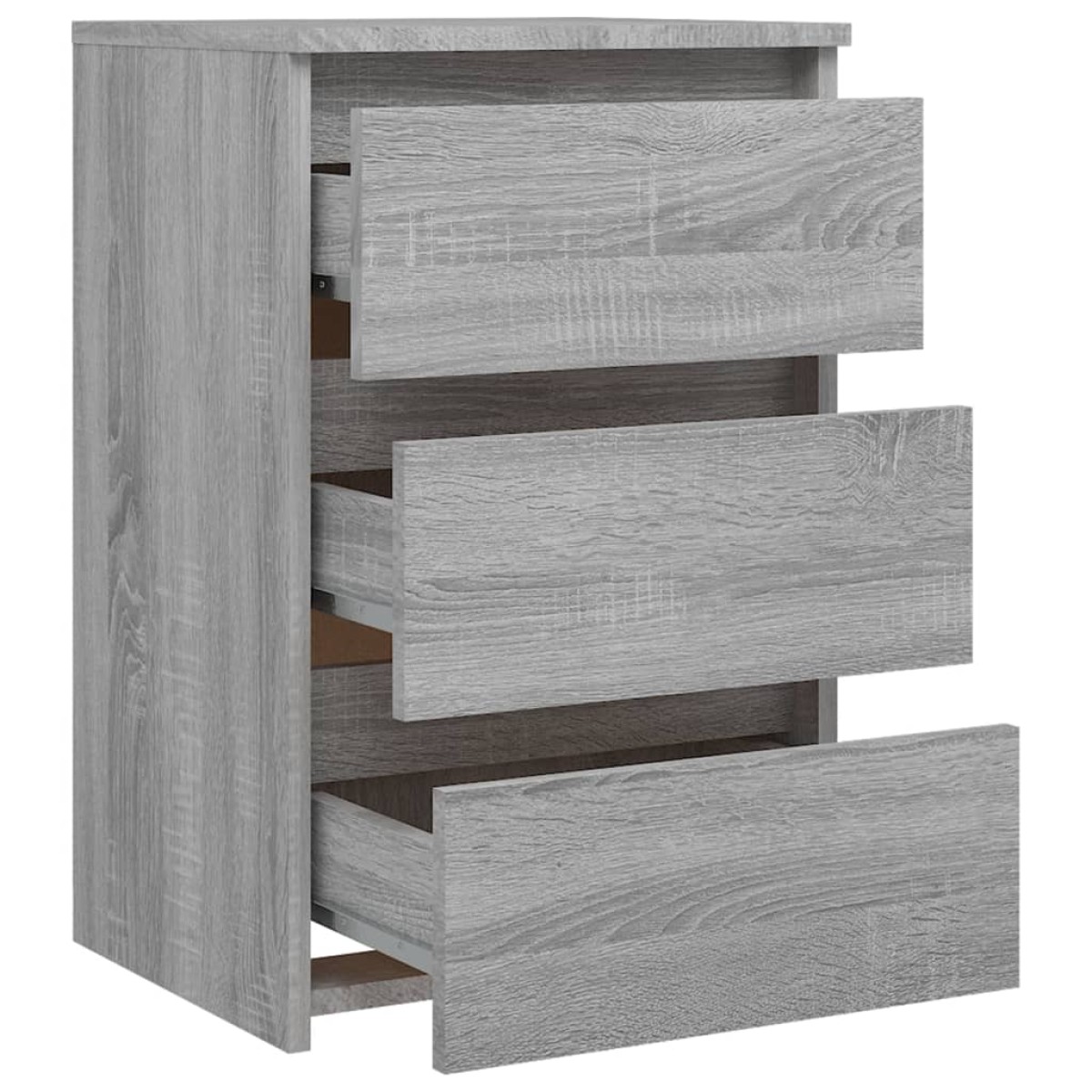 vidaXL Κομοδίνο Γκρι Sonoma 40x35x62,5 εκ. από Επεξεργασμένο Ξύλο