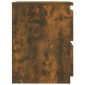 vidaXL Κομοδίνα 2 Τεμ. Καπνιστή Δρυς 30x30x40 εκ. Επεξεργασμένο Ξύλο