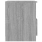 vidaXL Κομοδίνα 2 τεμ. Γκρι Sonoma 40x40x50 εκ. από Επεξεργασμένο Ξύλο